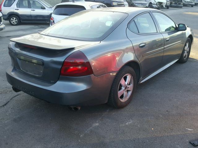 2G2WS522251189850 - 2005 PONTIAC GRAND PRIX GRAY photo 4