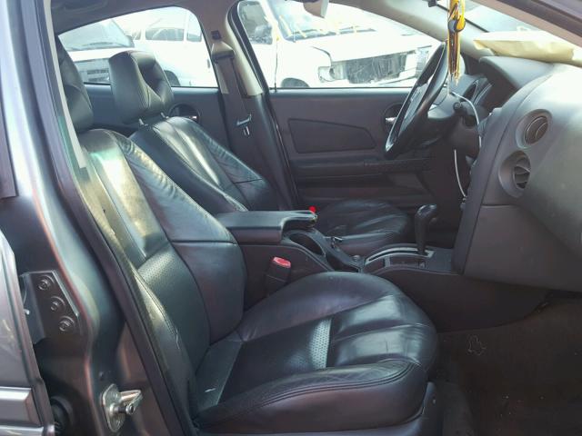 2G2WS522251189850 - 2005 PONTIAC GRAND PRIX GRAY photo 5