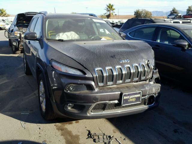 1C4PJMDS8EW291446 - 2014 JEEP CHEROKEE L GRAY photo 1