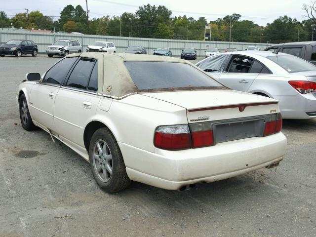 1G6KY54901U143745 - 2001 CADILLAC SEVILLE ST WHITE photo 3