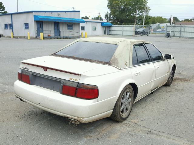 1G6KY54901U143745 - 2001 CADILLAC SEVILLE ST WHITE photo 4