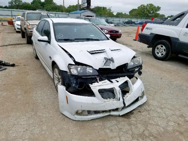 6G2ER57788L106726 - 2008 PONTIAC G8 WHITE photo 1