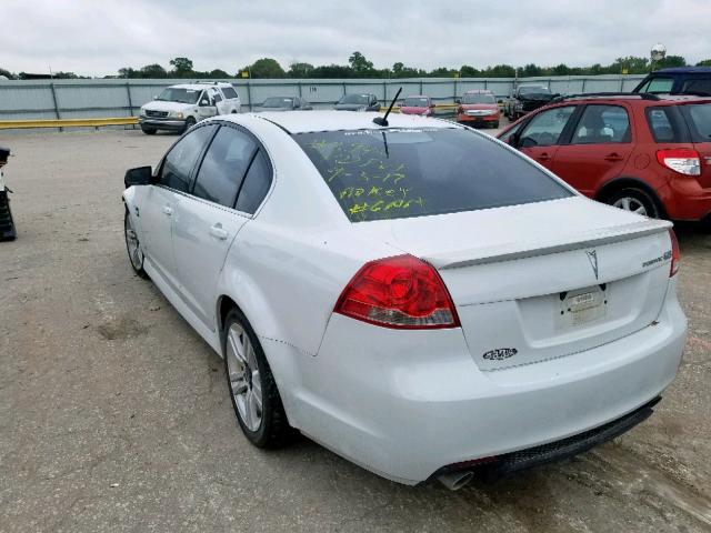 6G2ER57788L106726 - 2008 PONTIAC G8 WHITE photo 3