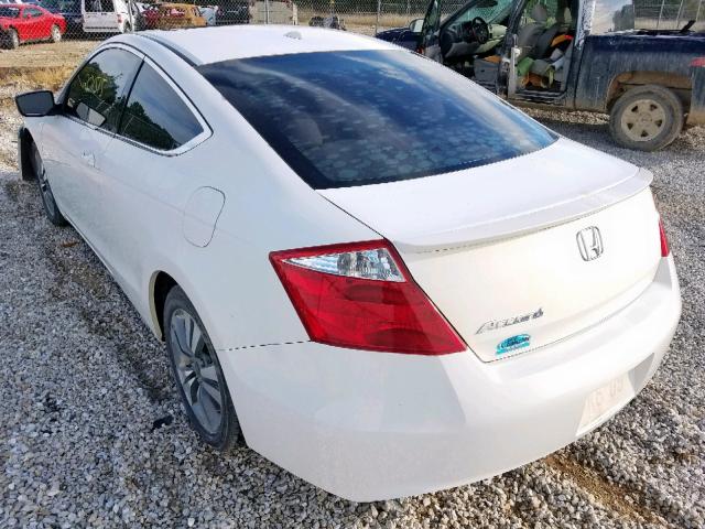 1HGCS12878A029485 - 2008 HONDA ACCORD EXL WHITE photo 3