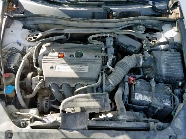 1HGCS12878A029485 - 2008 HONDA ACCORD EXL WHITE photo 7