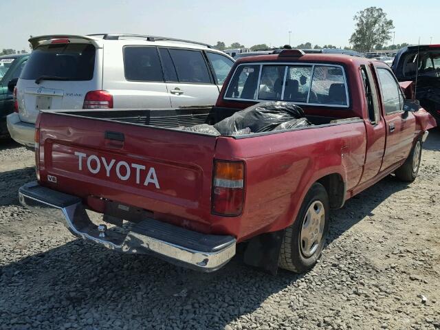 JT4VN93D7R5039131 - 1994 TOYOTA PICKUP 1/2 RED photo 4