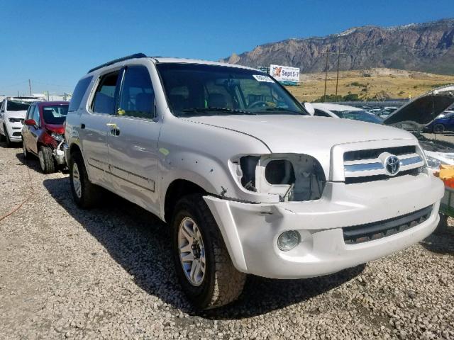 5TDZT38A45S249287 - 2005 TOYOTA SEQUOIA LI WHITE photo 9