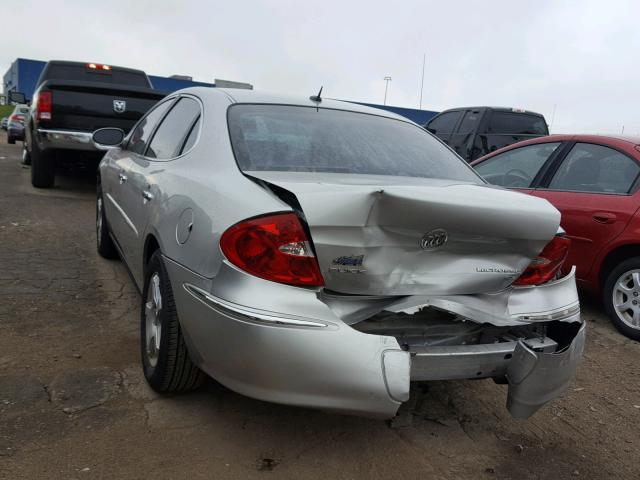 2G4WC582481191941 - 2008 BUICK LACROSSE C SILVER photo 3