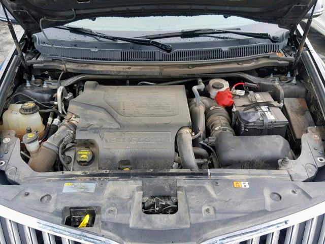 2LMHJ5AT7CBL53022 - 2012 LINCOLN MKT BLACK photo 7