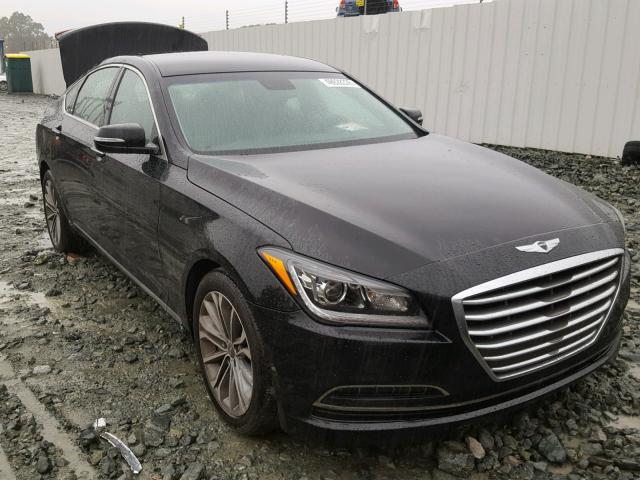 KMHGN4JE2GU130460 - 2016 HYUNDAI GENESIS 3. BLACK photo 1