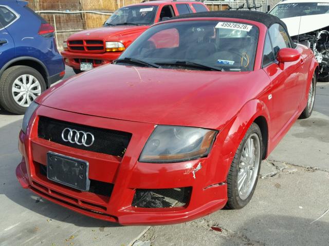 TRUTC28N121034211 - 2002 AUDI TT RED photo 2