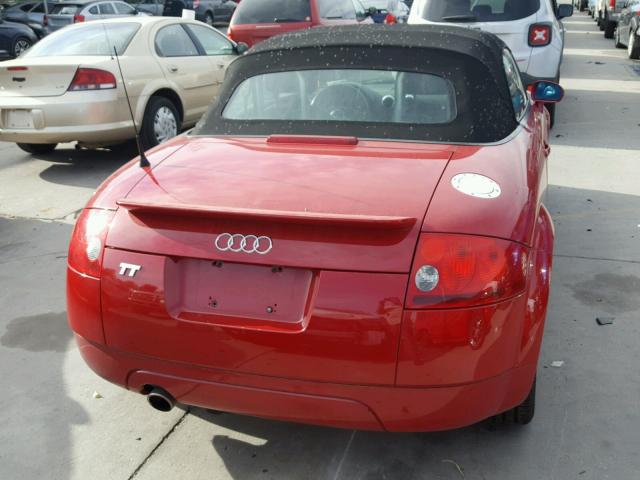 TRUTC28N121034211 - 2002 AUDI TT RED photo 6