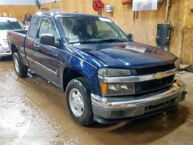 1GCCS19E778210392 - 2007 CHEVROLET COLORADO BLUE photo 1