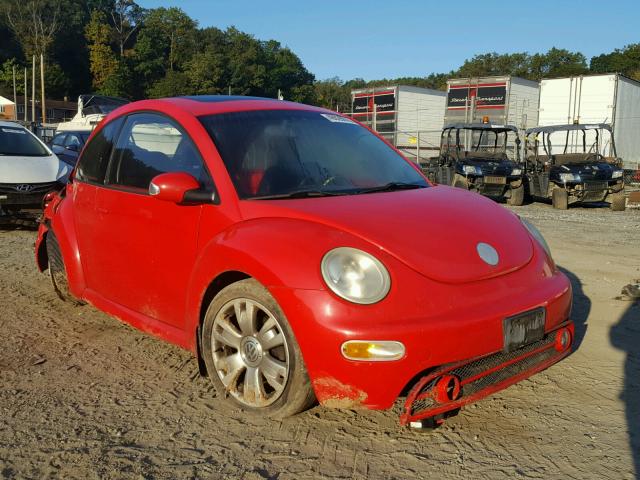 3VWCD21C93M443011 - 2003 VOLKSWAGEN NEW BEETLE წითელი ფოტო 1
