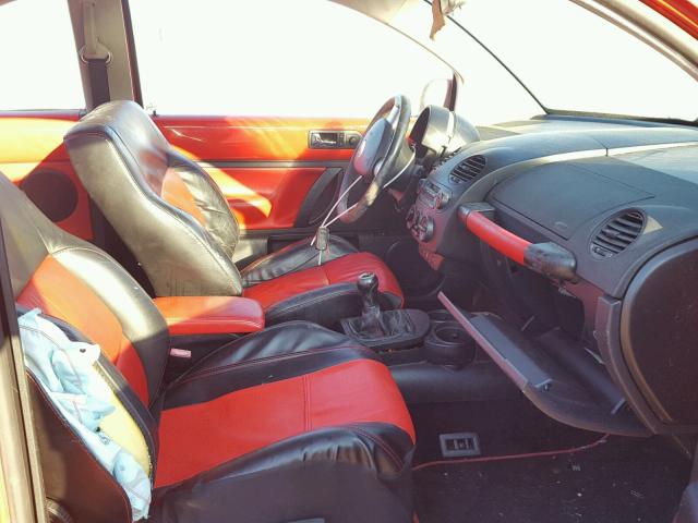 3VWCD21C93M443011 - 2003 VOLKSWAGEN NEW BEETLE წითელი ფოტო 5