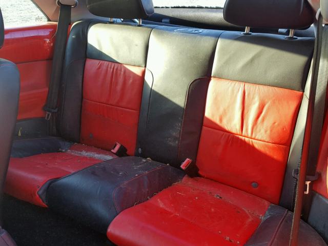 3VWCD21C93M443011 - 2003 VOLKSWAGEN NEW BEETLE წითელი ფოტო 6