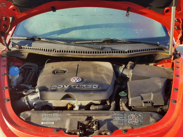 3VWCD21C93M443011 - 2003 VOLKSWAGEN NEW BEETLE წითელი ფოტო 7
