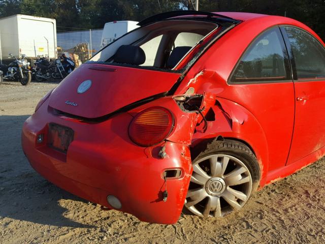 3VWCD21C93M443011 - 2003 VOLKSWAGEN NEW BEETLE წითელი ფოტო 9