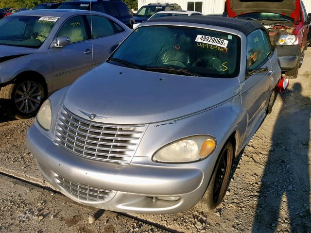 3C3AY75S75T289635 - 2005 CHRYSLER PT CRUISER SILVER photo 2