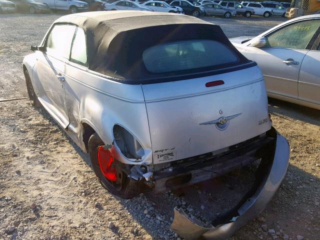 3C3AY75S75T289635 - 2005 CHRYSLER PT CRUISER SILVER photo 3