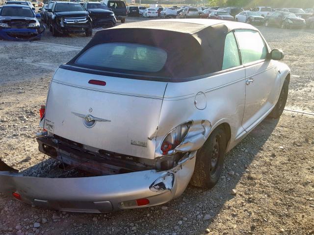 3C3AY75S75T289635 - 2005 CHRYSLER PT CRUISER SILVER photo 4