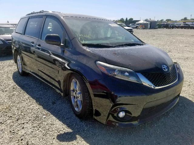 5TDXK3DC1FS534581 - 2015 TOYOTA SIENNA SPO BLACK photo 1