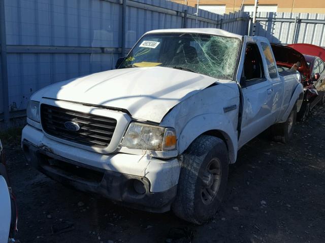 1FTYR44E09PA48382 - 2009 FORD RANGER SUP WHITE photo 2