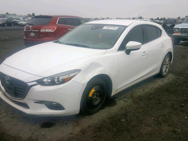 3MZBN1L79HM121673 - 2017 MAZDA 3 TOURING WHITE photo 2