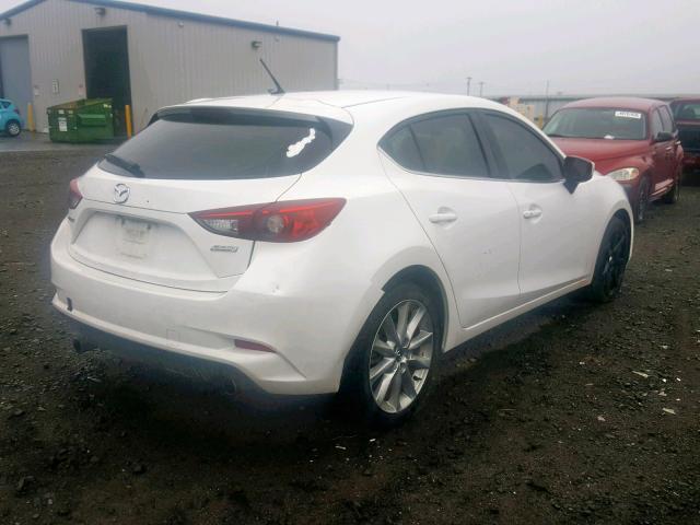 3MZBN1L79HM121673 - 2017 MAZDA 3 TOURING WHITE photo 4