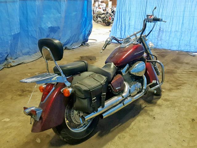 JH2RC50019K501127 - 2009 HONDA VT750 C BURGUNDY photo 4