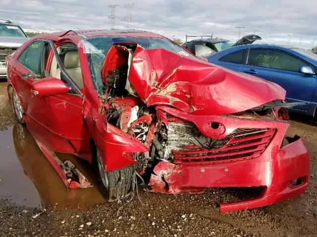 4T1BK46K57U020696 - 2007 TOYOTA CAMRY LE RED photo 1