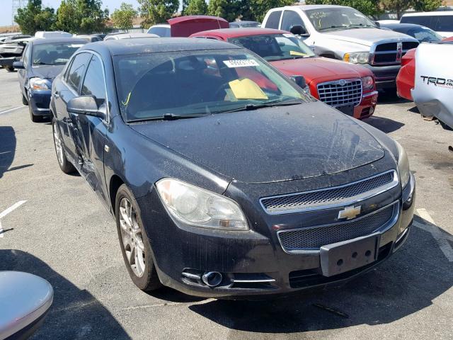 1G1ZK57708F183175 - 2008 CHEVROLET MALIBU LTZ შავი ფოტო 1