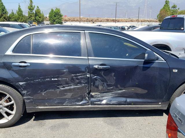 1G1ZK57708F183175 - 2008 CHEVROLET MALIBU LTZ შავი ფოტო 9