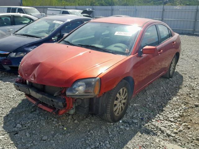 4A32B2FF7BE022509 - 2011 MITSUBISHI GALANT FE RED photo 2