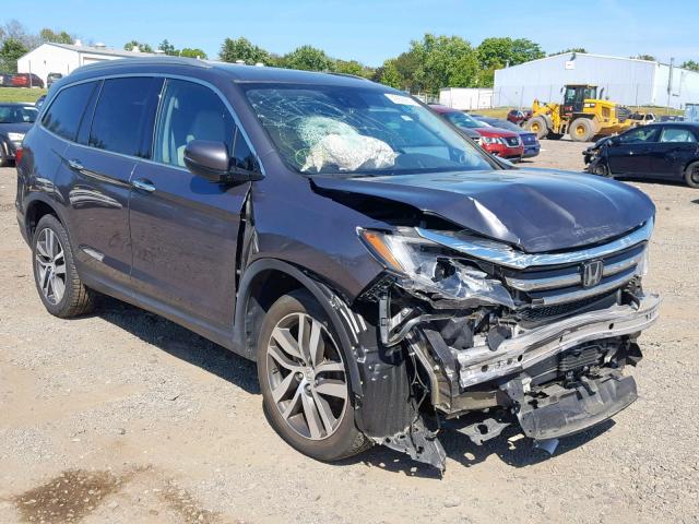 5FNYF6H03GB053070 - 2016 HONDA PILOT ELIT GRAY photo 1