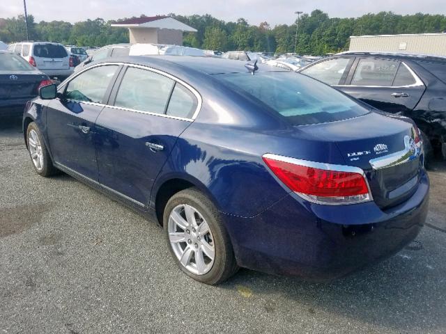 1G4GD5ED2BF204886 - 2011 BUICK LACROSSE C BLUE photo 3