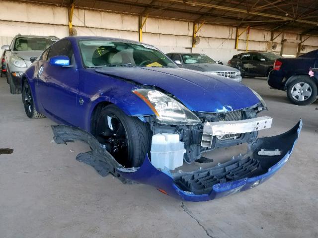 JN1AZ34D35M603178 - 2005 NISSAN 350Z COUPE BLUE photo 1