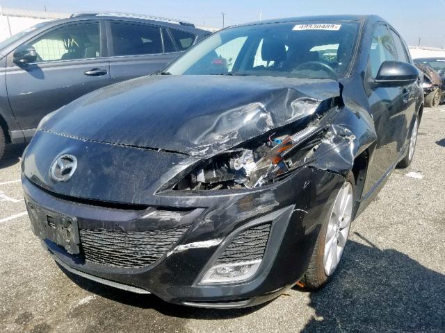 JM1BL1K6XB1364060 - 2011 MAZDA 3 S BLACK photo 9