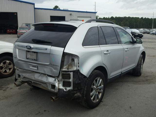 2FMDK3KC5BBB36593 - 2011 FORD EDGE LIMIT SILVER photo 4