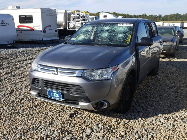 JA4AD2A30FZ010104 - 2015 MITSUBISHI OUTLANDER GRAY photo 2