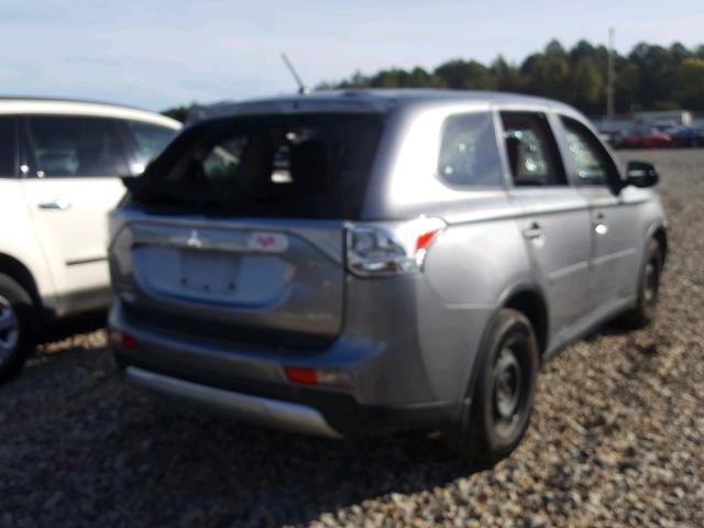 JA4AD2A30FZ010104 - 2015 MITSUBISHI OUTLANDER GRAY photo 4