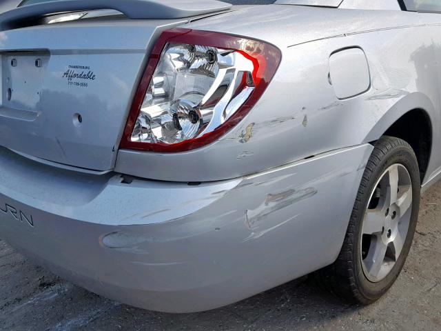 1G8AV15F36Z106630 - 2006 SATURN ION LEVEL SILVER photo 9