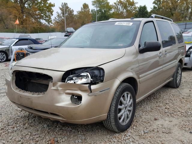 5GADV33L65D295715 - 2005 BUICK TERRAZA CX GOLD photo 2