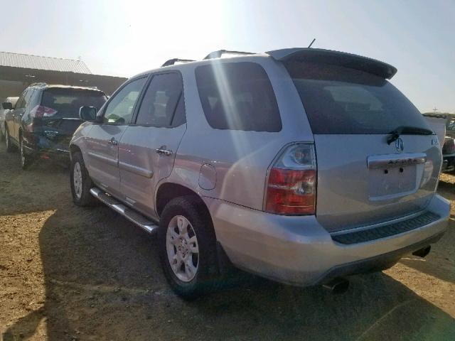 2HNYD18654H504139 - 2004 ACURA MDX TOURIN SILVER photo 3