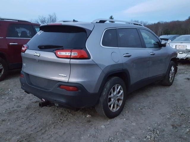 1C4PJMCB7FW738948 - 2015 JEEP CHEROKEE L GRAY photo 4