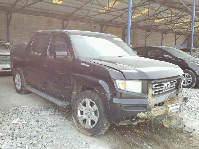 2HJYK16477H529704 - 2007 HONDA RIDGELINE BLACK photo 1