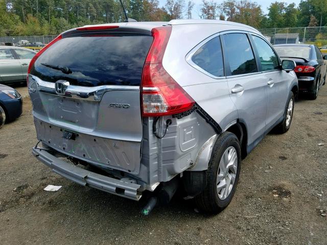 2HKRM4H73FH632054 - 2015 HONDA CR-V EXL SILVER photo 4