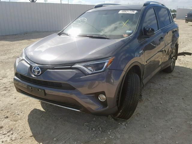 JTMRJREV4GD058600 - 2016 TOYOTA RAV4 HV XL BLACK photo 2