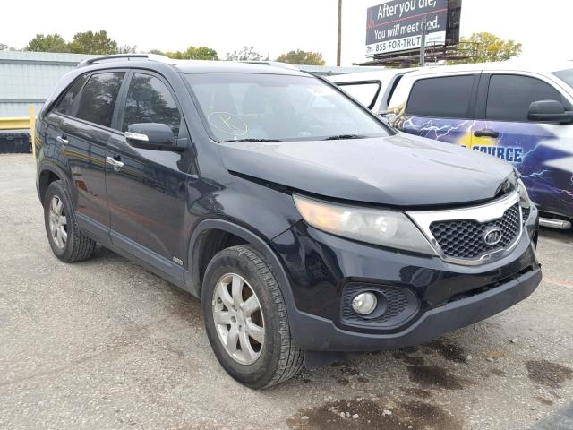 5XYKTDA10BG135099 - 2011 KIA SORENTO BA BLACK photo 1