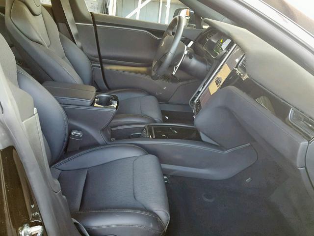 5YJSA1E22JF280741 - 2018 TESLA MODEL S أسود صورة 5